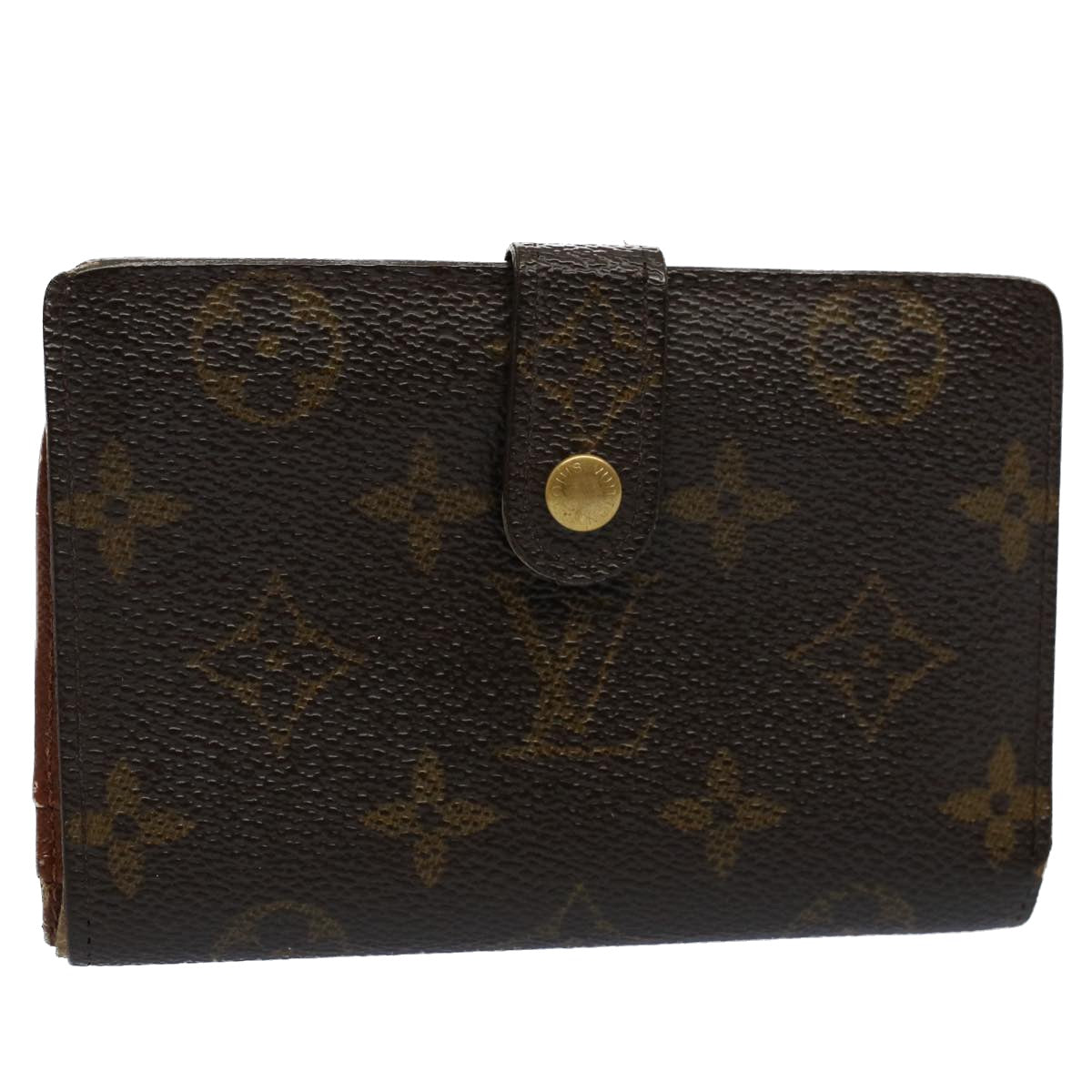 LOUIS VUITTON Monogram Porte Monnaie Billets Viennois Wallet M61663 Auth 56118