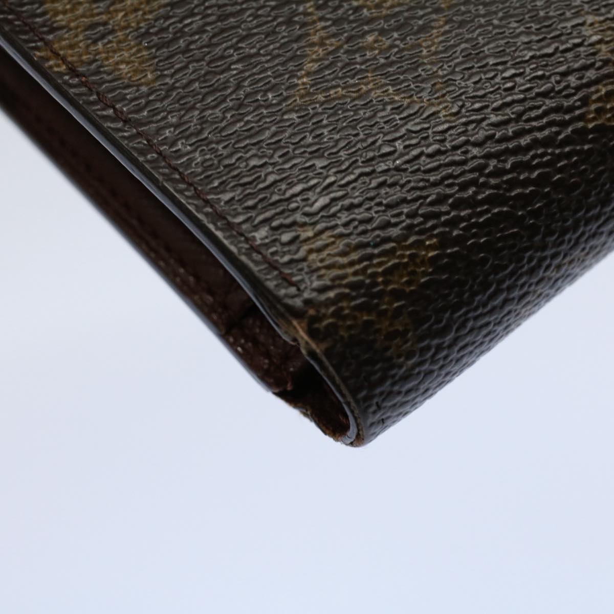 LOUIS VUITTON Monogram Porte Monnaie Billets Viennois Wallet M61663 Auth 56118