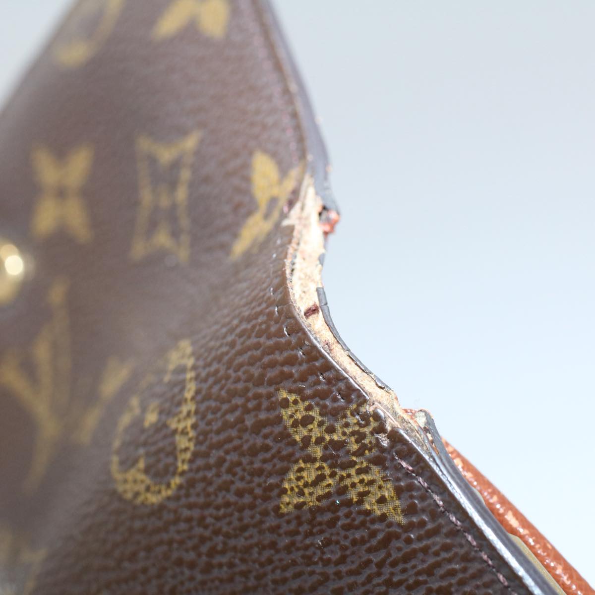 LOUIS VUITTON Monogram Porte Monnaie Billets Viennois Wallet M61663 Auth 56118