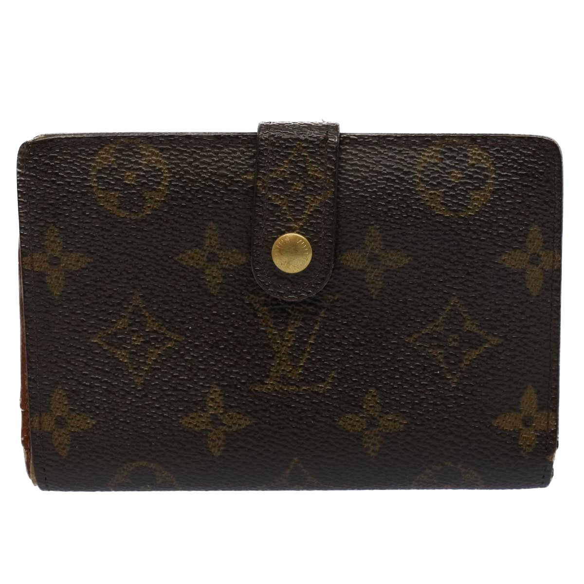 LOUIS VUITTON Monogram Porte Monnaie Billets Viennois Wallet M61663 Auth 56118