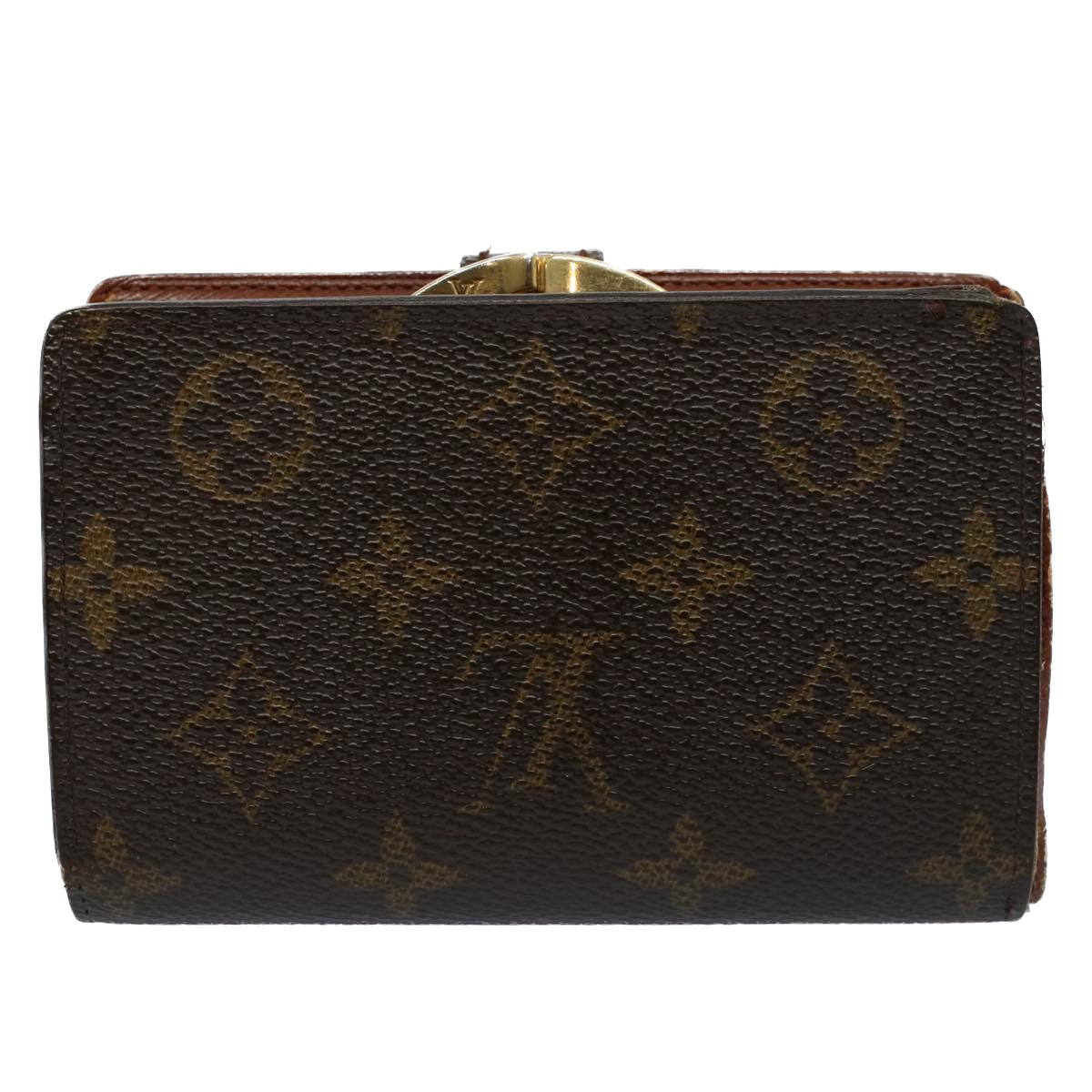 LOUIS VUITTON Monogram Porte Monnaie Billets Viennois Wallet M61663 Auth 56118