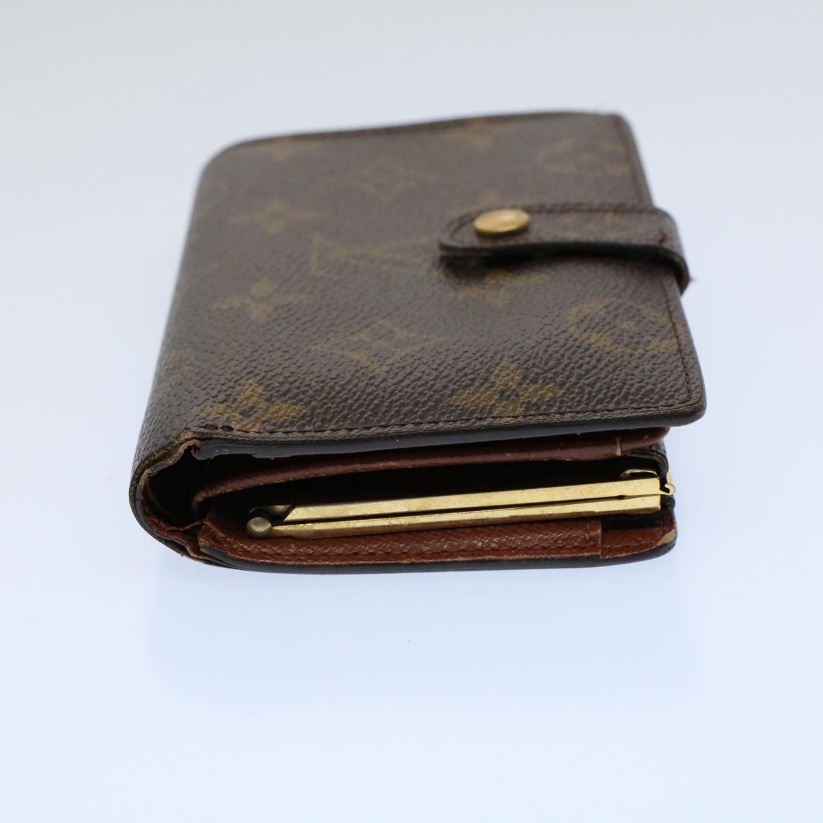 LOUIS VUITTON Monogram Porte Monnaie Billets Viennois Wallet M61663 Auth 56118