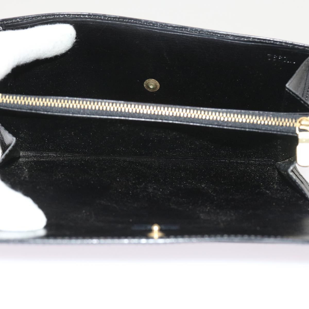 LOUIS VUITTON Epi Pochette Porte Monnaie Credit Wallet Noir M63572 LV Auth 56120