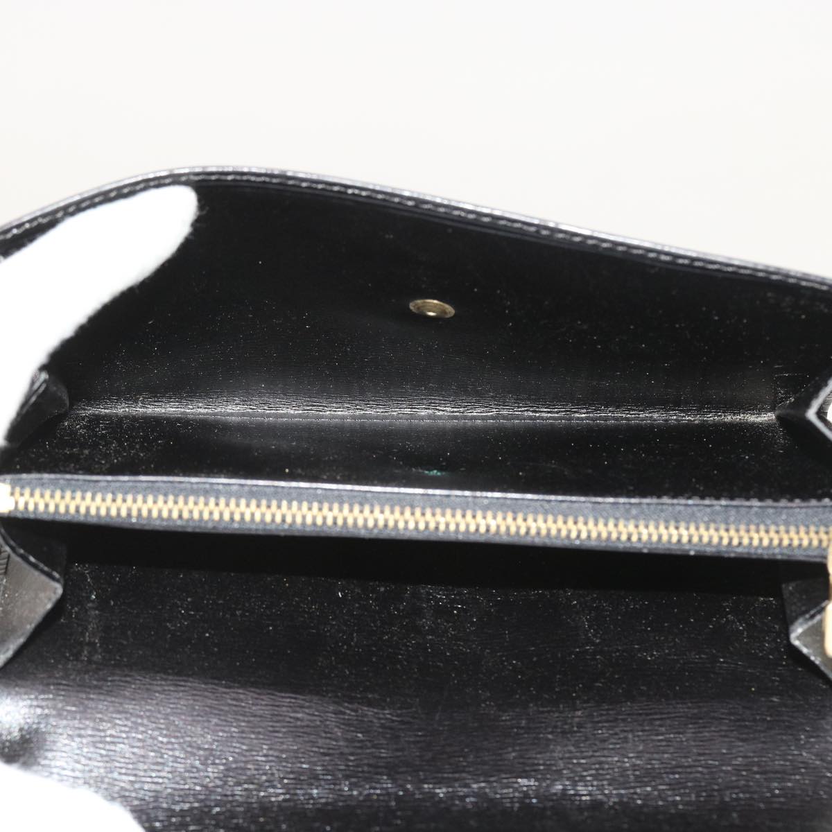 LOUIS VUITTON Epi Pochette Porte Monnaie Credit Wallet Noir M63572 LV Auth 56120