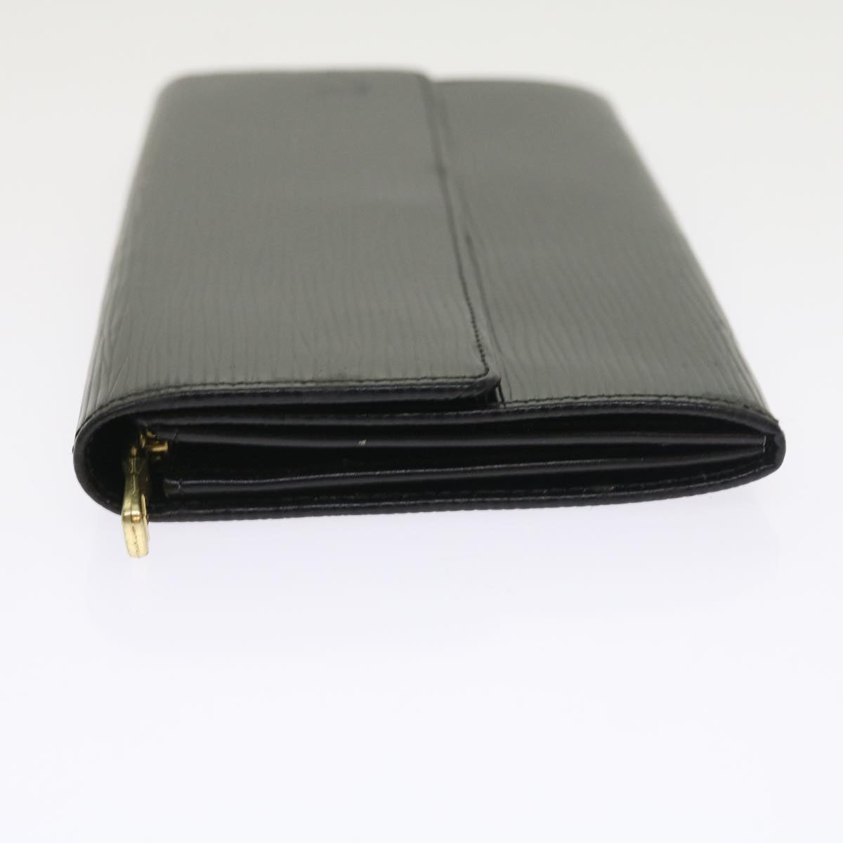 LOUIS VUITTON Epi Pochette Porte Monnaie Credit Wallet Noir M63572 LV Auth 56120