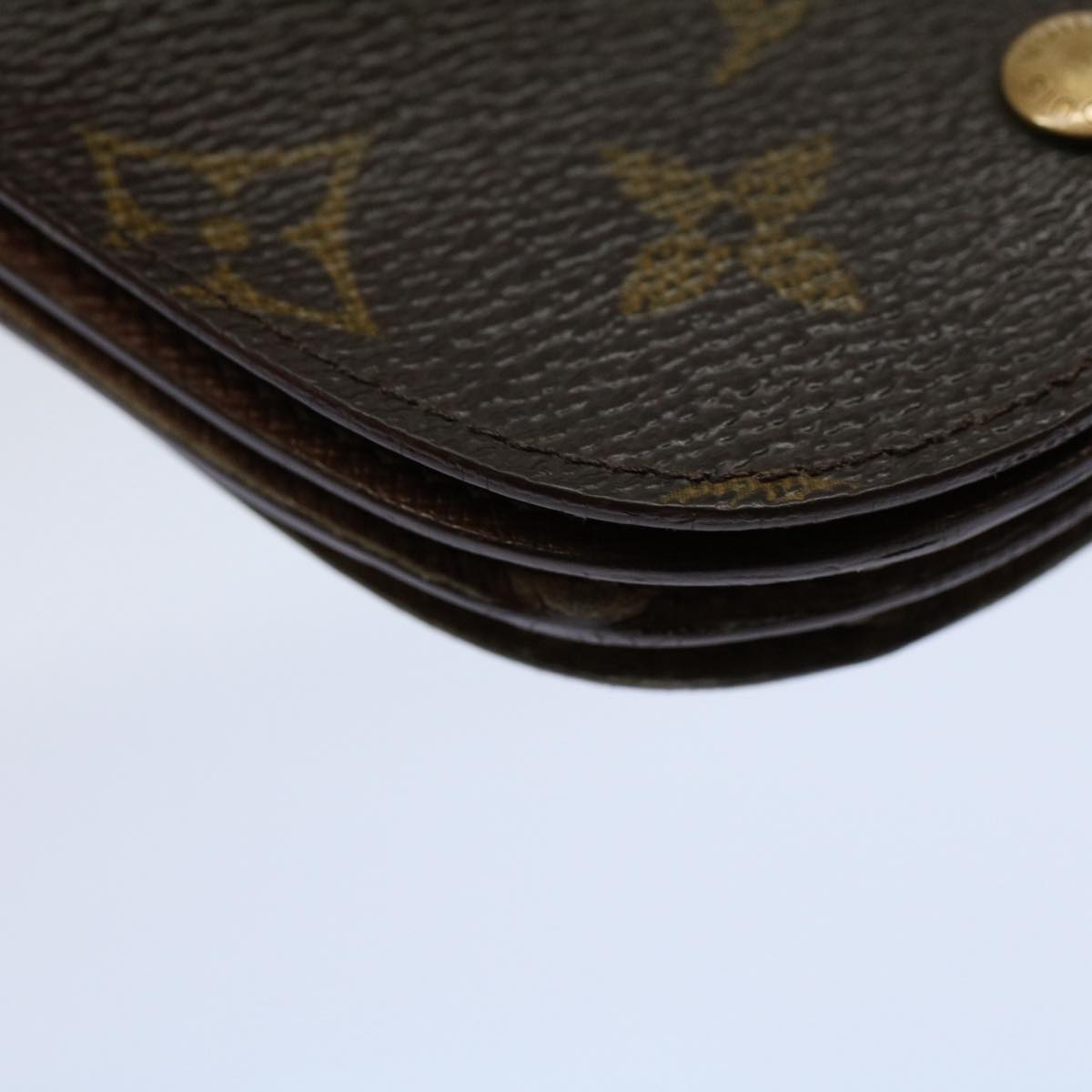 LOUIS VUITTON Monogram Porte Monnaie Guze Coin Purse M61970 LV Auth 56124