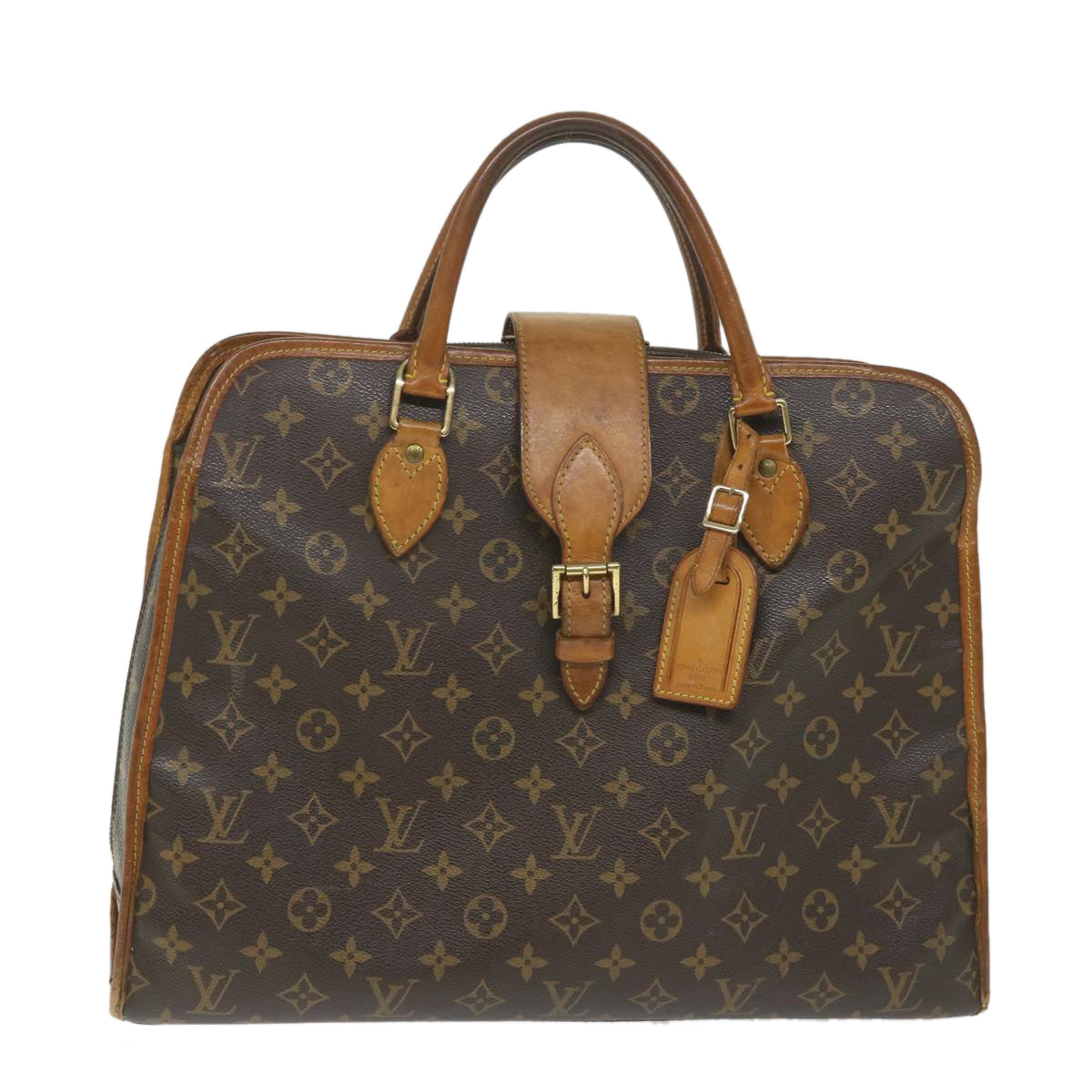 LOUIS VUITTON Monogram Rivoli Hand Bag M53380 LV Auth 56130