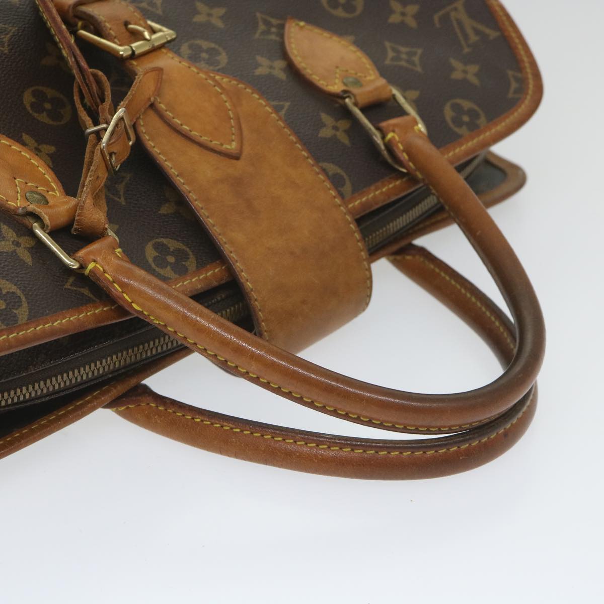 LOUIS VUITTON Monogram Rivoli Hand Bag M53380 LV Auth 56130