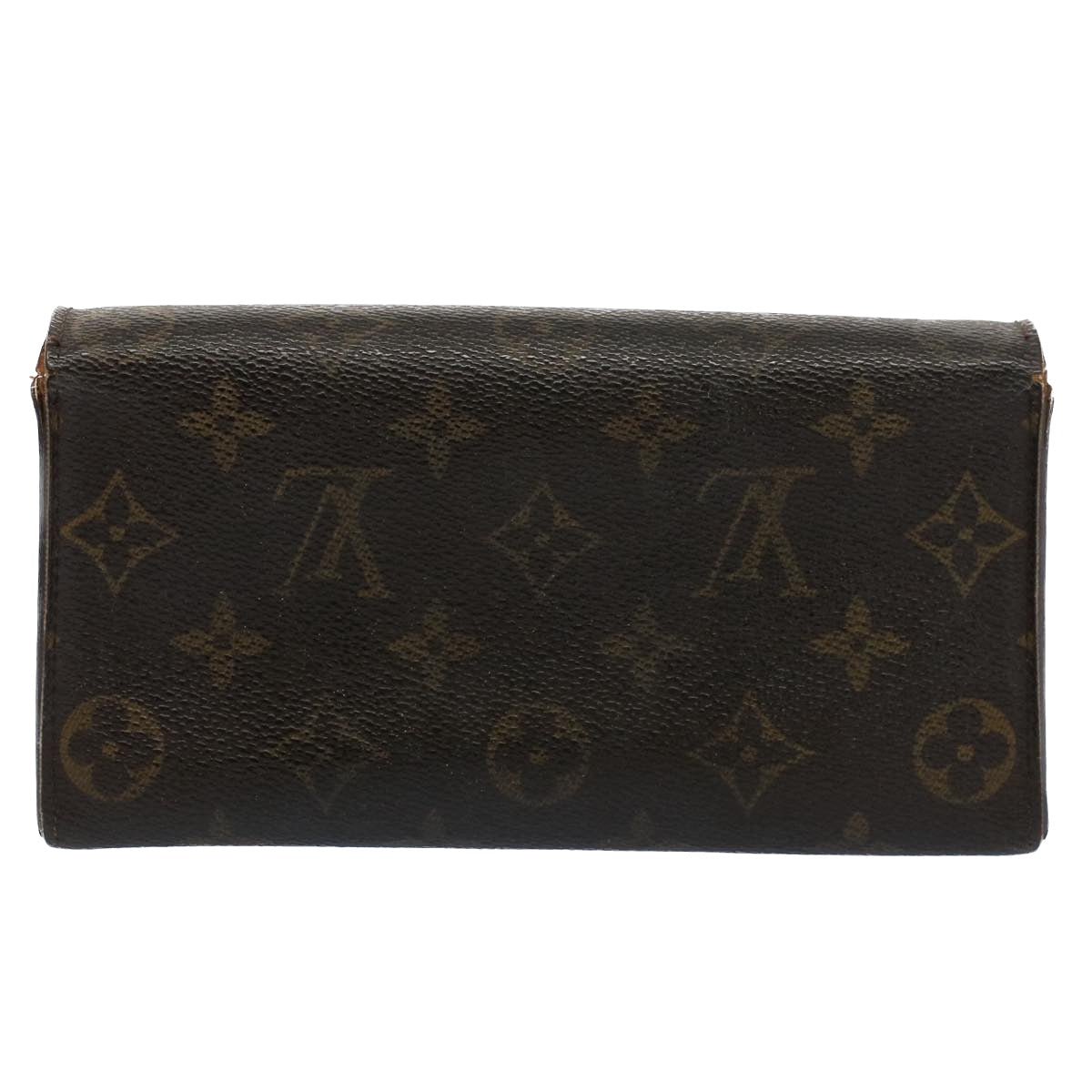 LOUIS VUITTON Monogram Portefeuille Sarah Long Wallet M60531 LV Auth 56153