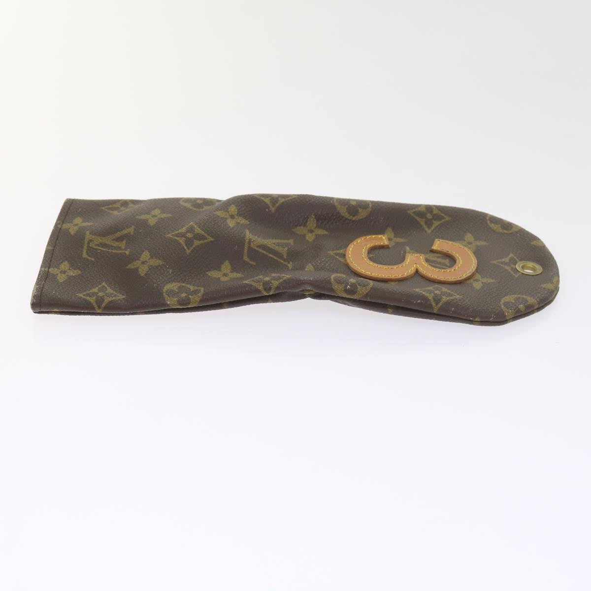 LOUIS VUITTON Monogram Golf Head Cover Pouch No.1,2,3,4,5 5Set LV Auth 56157