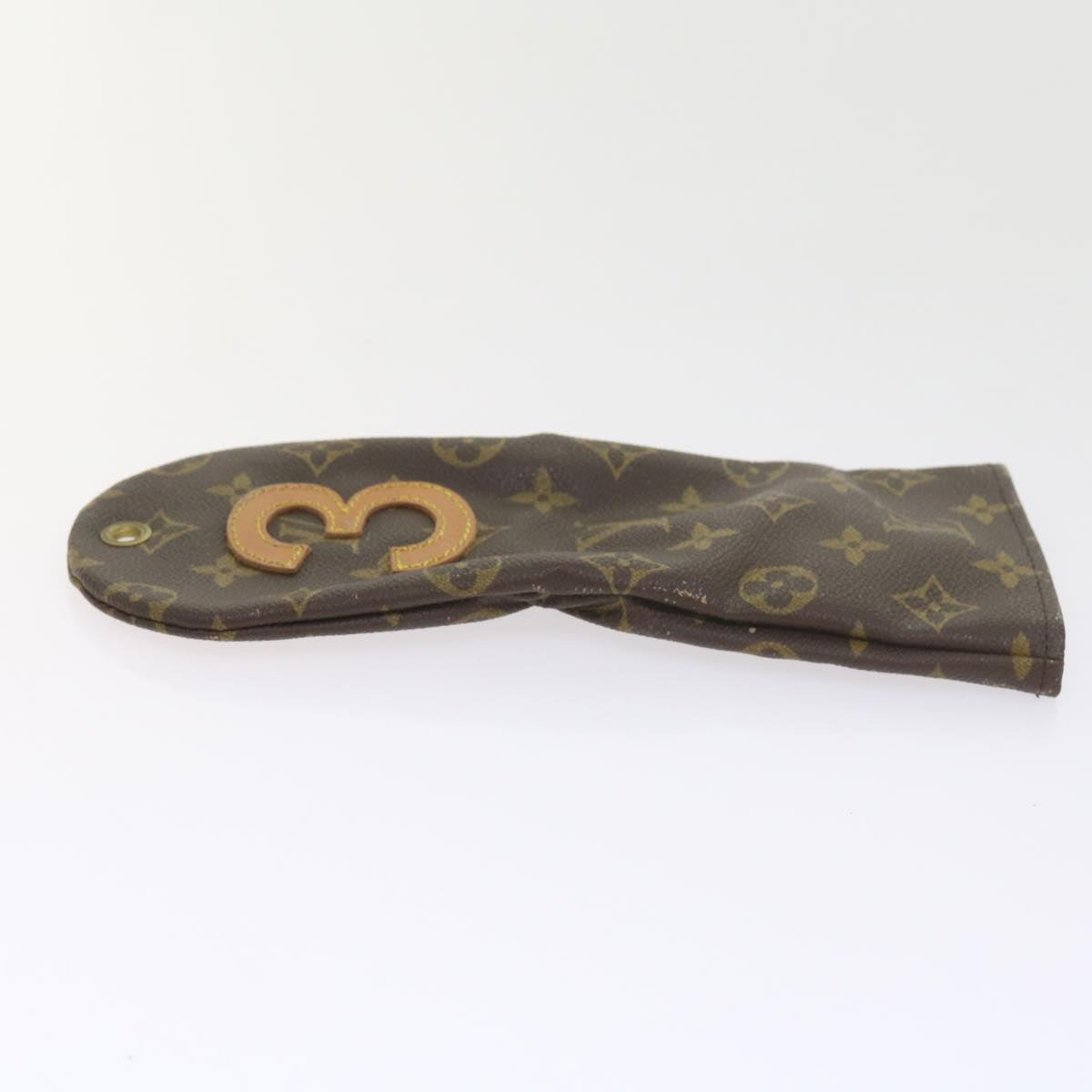 LOUIS VUITTON Monogram Golf Head Cover Pouch No.1,2,3,4,5 5Set LV Auth 56157