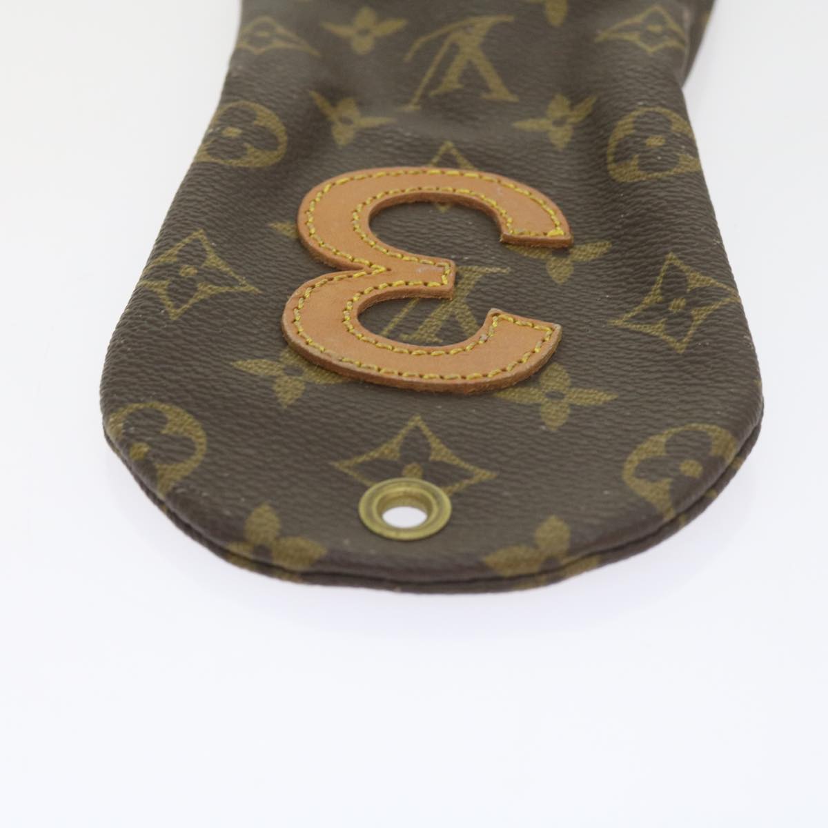 LOUIS VUITTON Monogram Golf Head Cover Pouch No.1,2,3,4,5 5Set LV Auth 56157