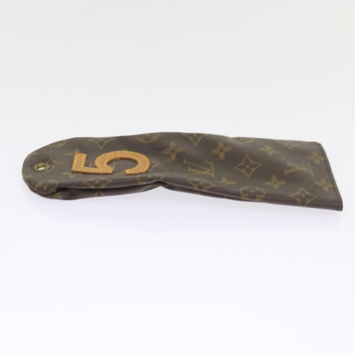 LOUIS VUITTON Monogram Golf Head Cover Pouch No.1,2,3,4,5 5Set LV Auth 56157