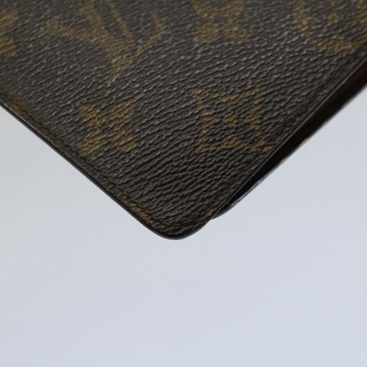 LOUIS VUITTON Monogram Agenda MM Day Planner Cover R20105 LV Auth 56170