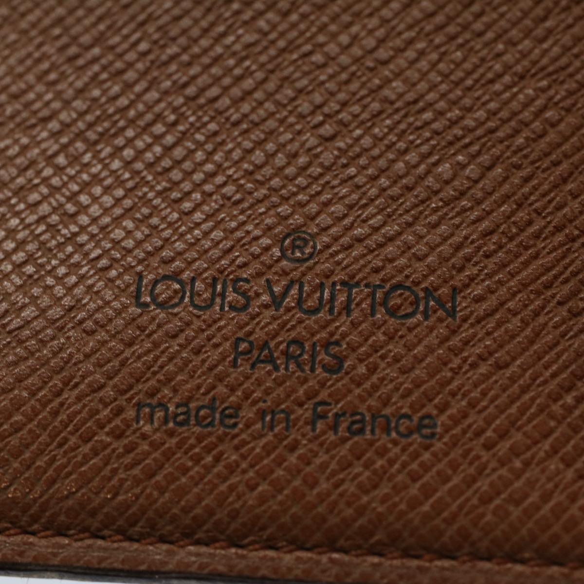 LOUIS VUITTON Monogram Agenda MM Day Planner Cover R20105 LV Auth 56170