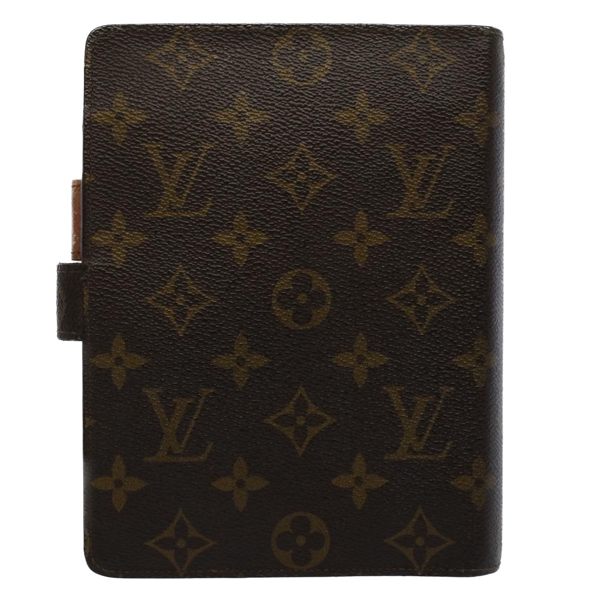 LOUIS VUITTON Monogram Agenda MM Day Planner Cover R20105 LV Auth 56170