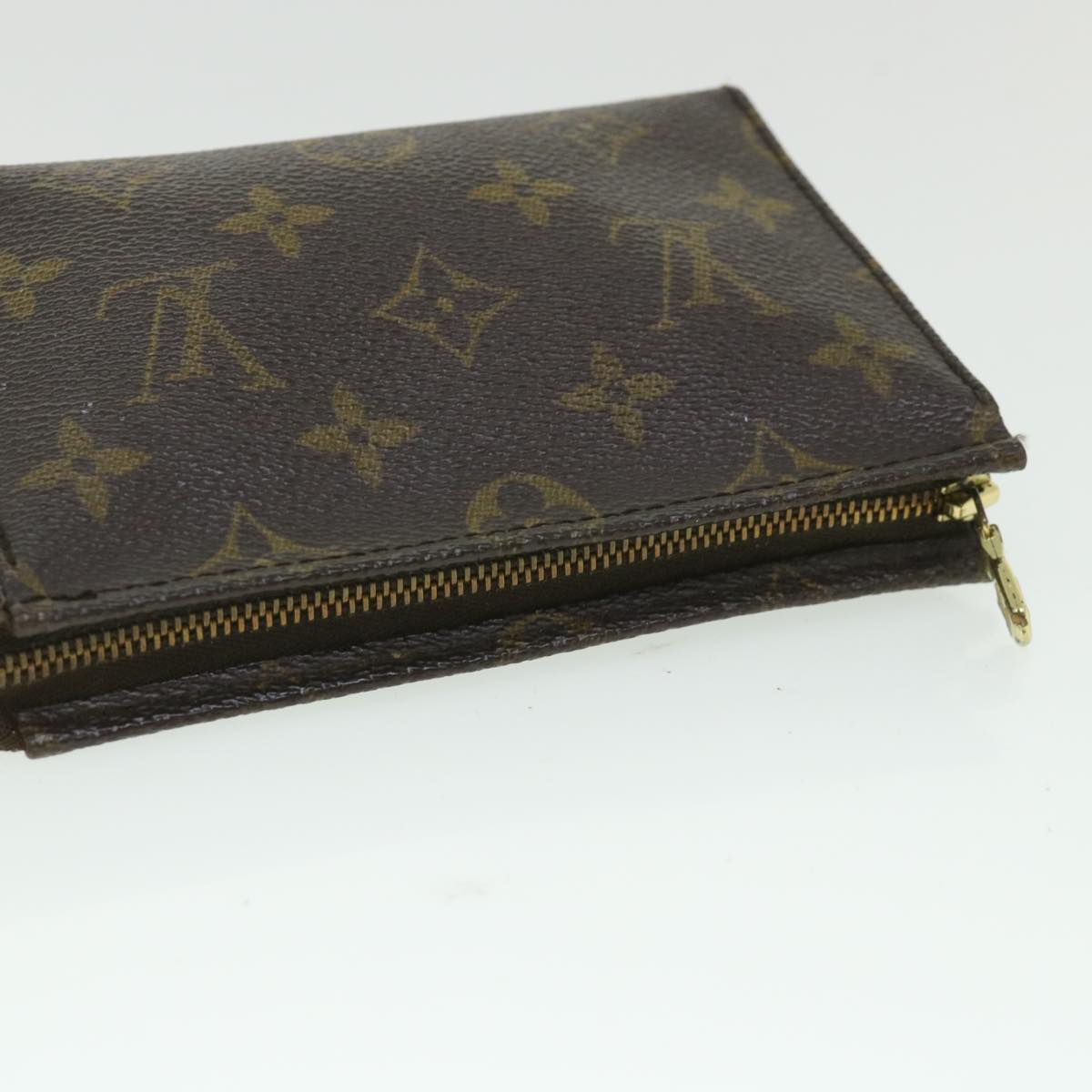 LOUIS VUITTON Monogram Poche Toilette 15 Pouch M47546 LV Auth 56172