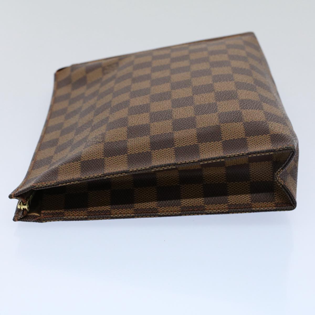 LOUIS VUITTON Damier Ebene Poche Toilette 100 th Anniversary N47543 Auth 56184