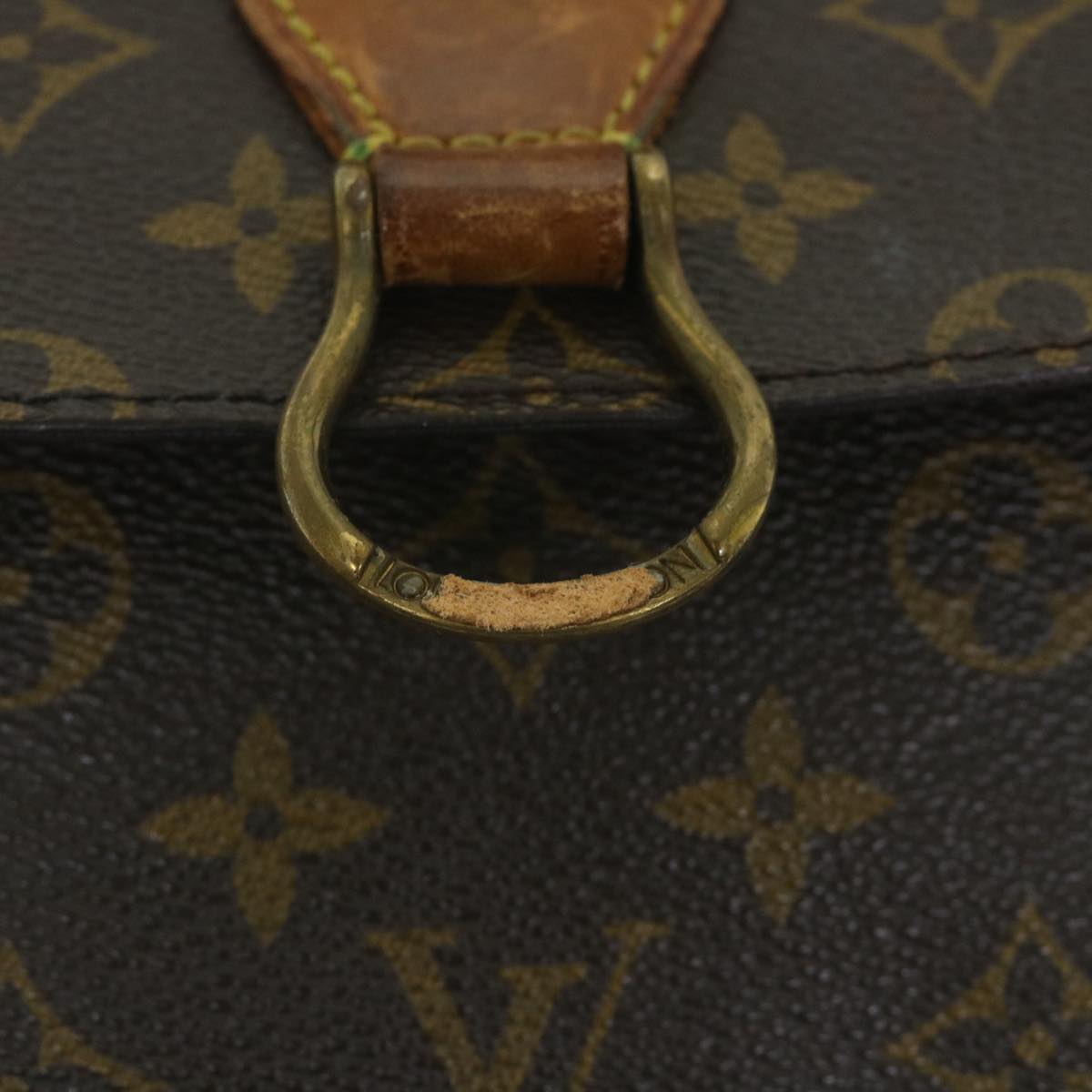 LOUIS VUITTON Monogram Saint Cloud GM Shoulder Bag M51242 LV Auth 56207