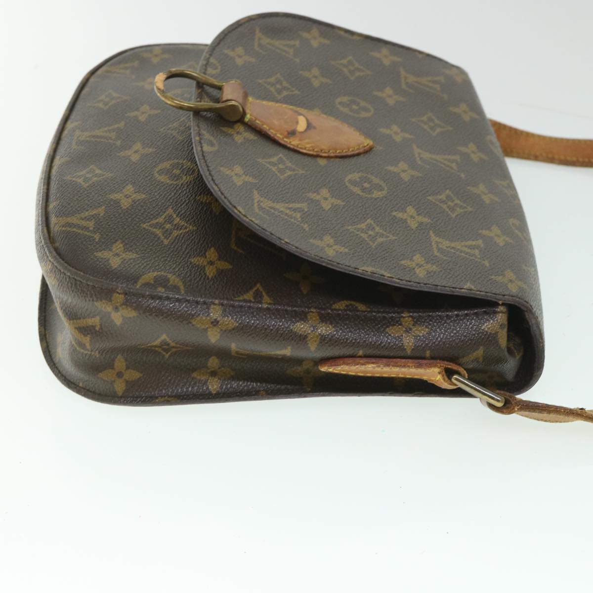 LOUIS VUITTON Monogram Saint Cloud GM Shoulder Bag M51242 LV Auth 56207