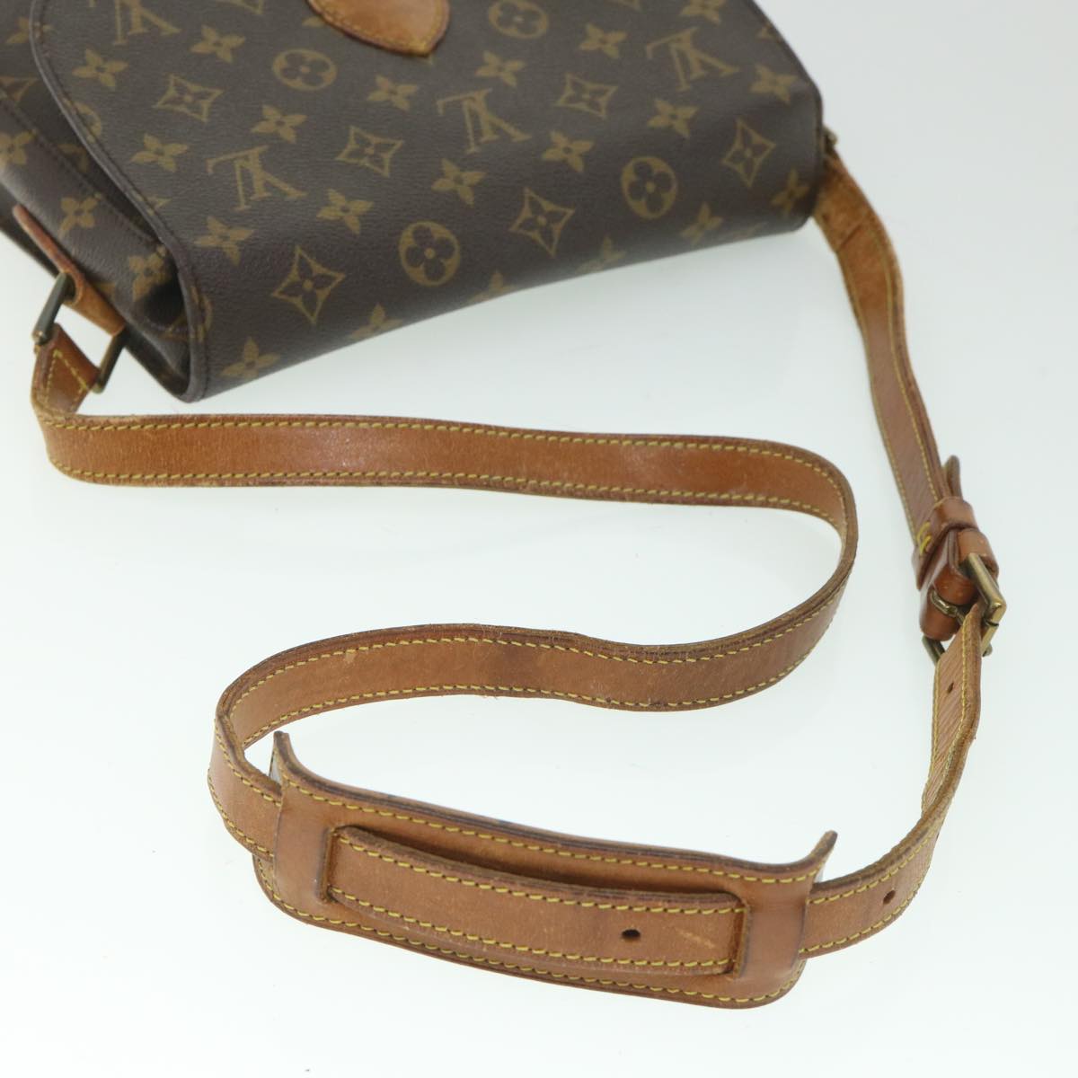 LOUIS VUITTON Monogram Saint Cloud GM Shoulder Bag M51242 LV Auth 56207