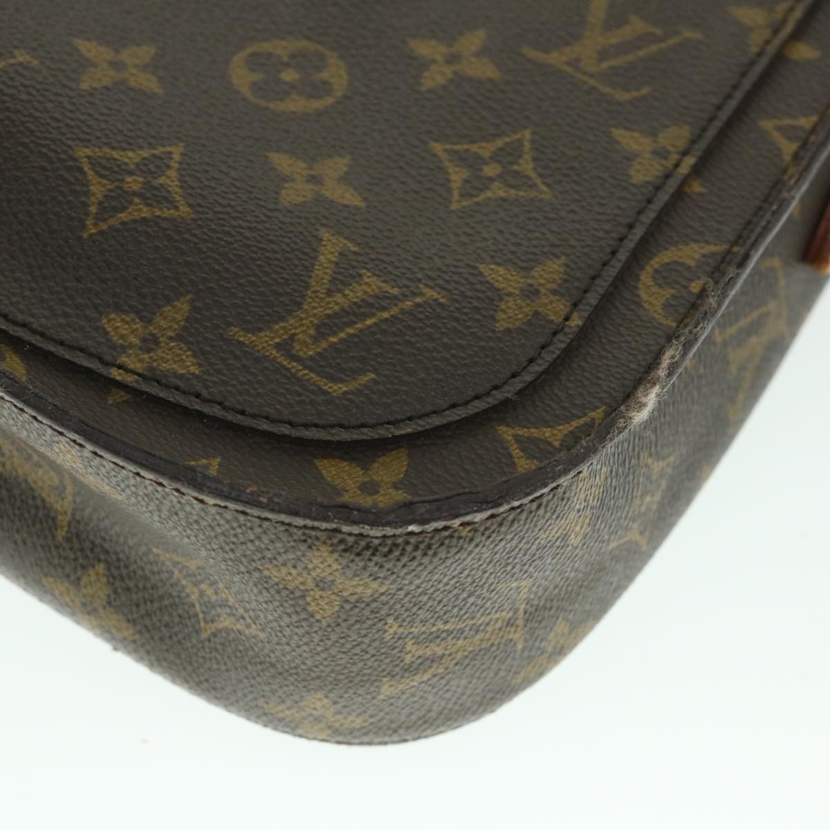 LOUIS VUITTON Monogram Saint Cloud GM Shoulder Bag M51242 LV Auth 56208