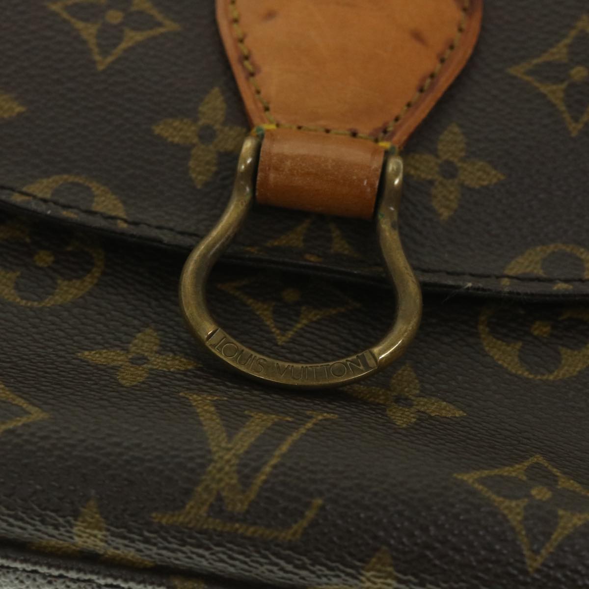 LOUIS VUITTON Monogram Saint Cloud GM Shoulder Bag M51242 LV Auth 56208