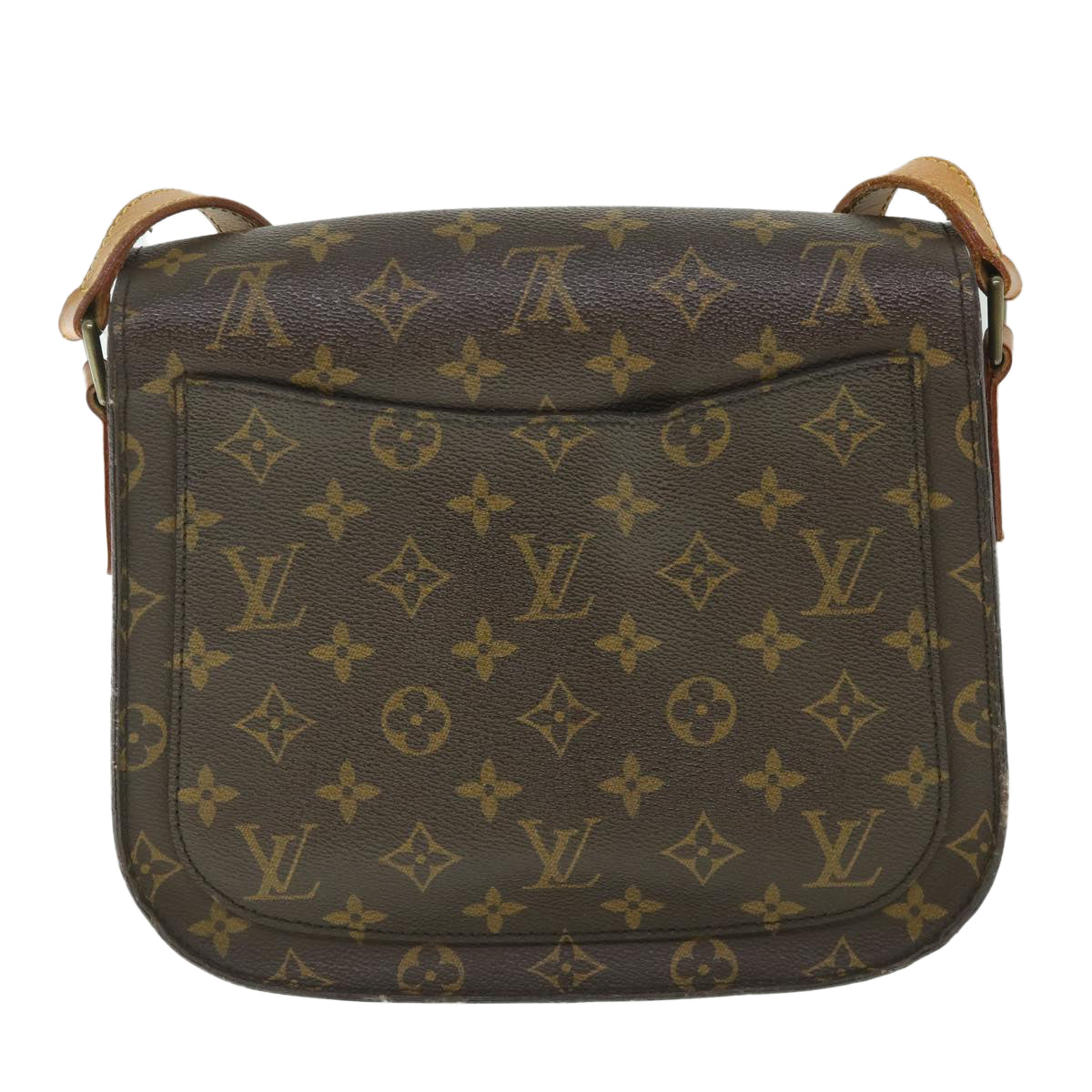 LOUIS VUITTON Monogram Saint Cloud GM Shoulder Bag M51242 LV Auth 56208