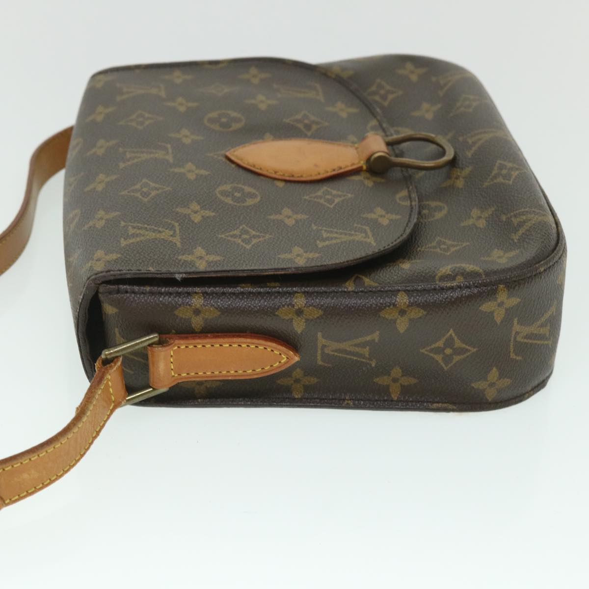 LOUIS VUITTON Monogram Saint Cloud GM Shoulder Bag M51242 LV Auth 56208