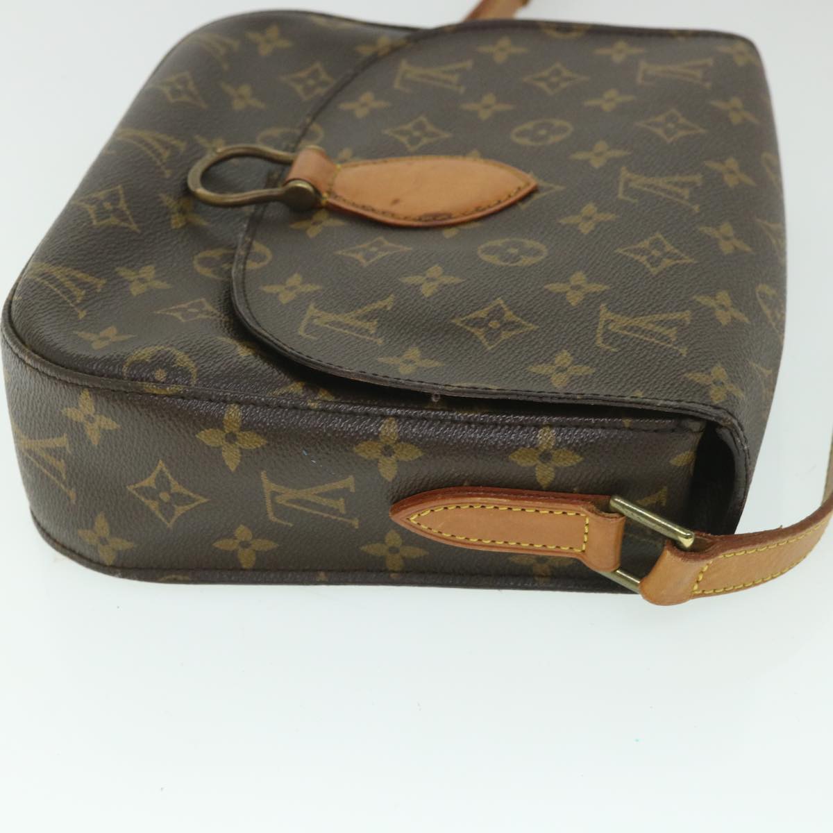 LOUIS VUITTON Monogram Saint Cloud GM Shoulder Bag M51242 LV Auth 56208