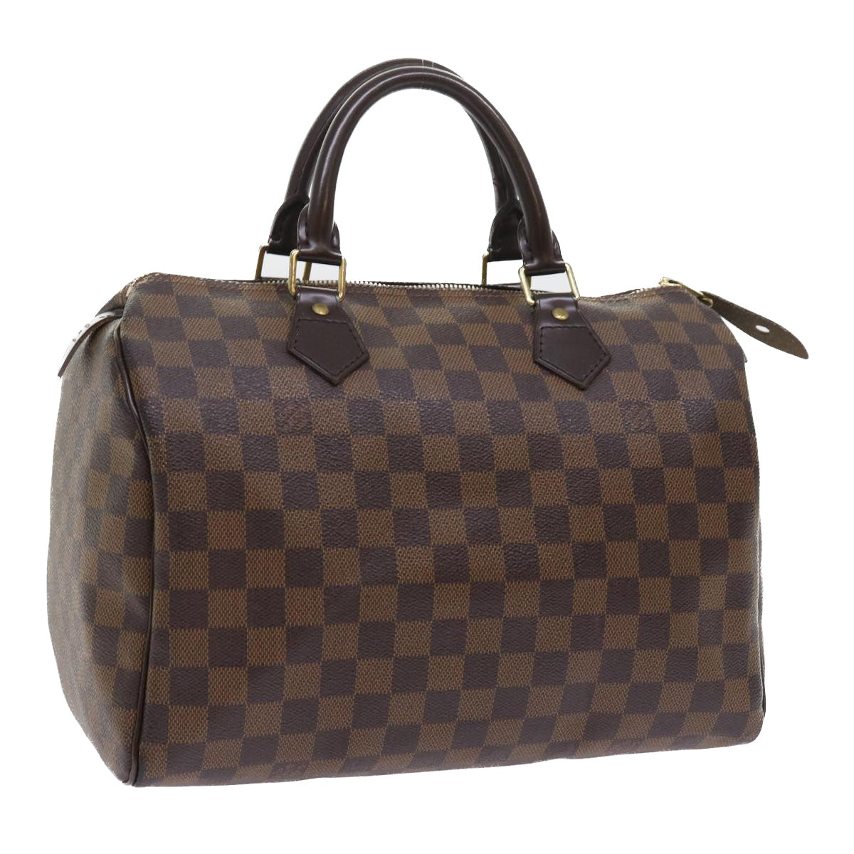 LOUIS VUITTON Damier Ebene Speedy 30 Hand Bag N41364 LV Auth 56391