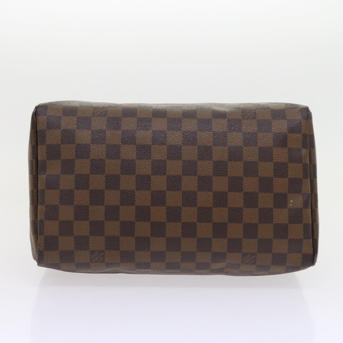 LOUIS VUITTON Damier Ebene Speedy 30 Hand Bag N41364 LV Auth 56391