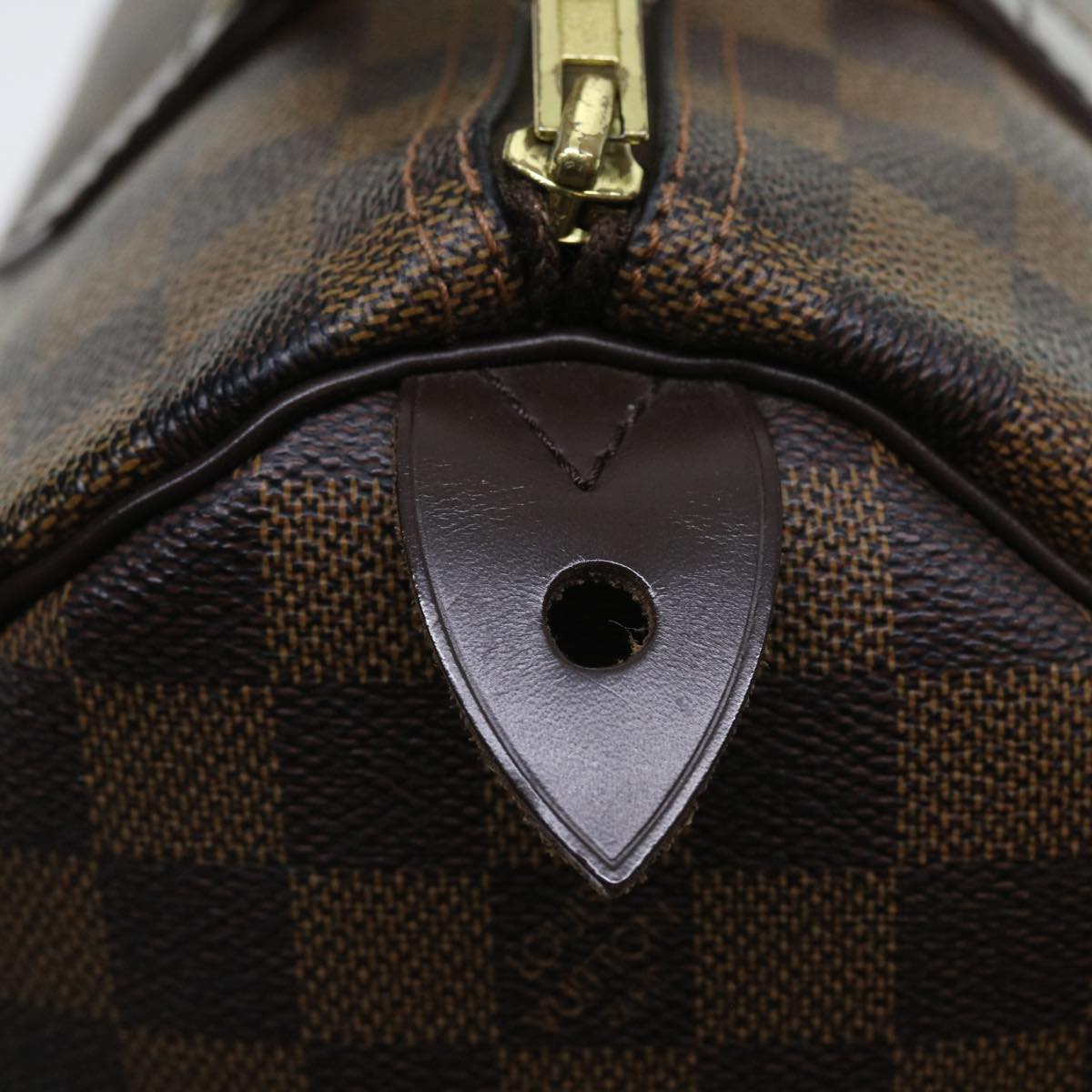 LOUIS VUITTON Damier Ebene Speedy 30 Hand Bag N41364 LV Auth 56391