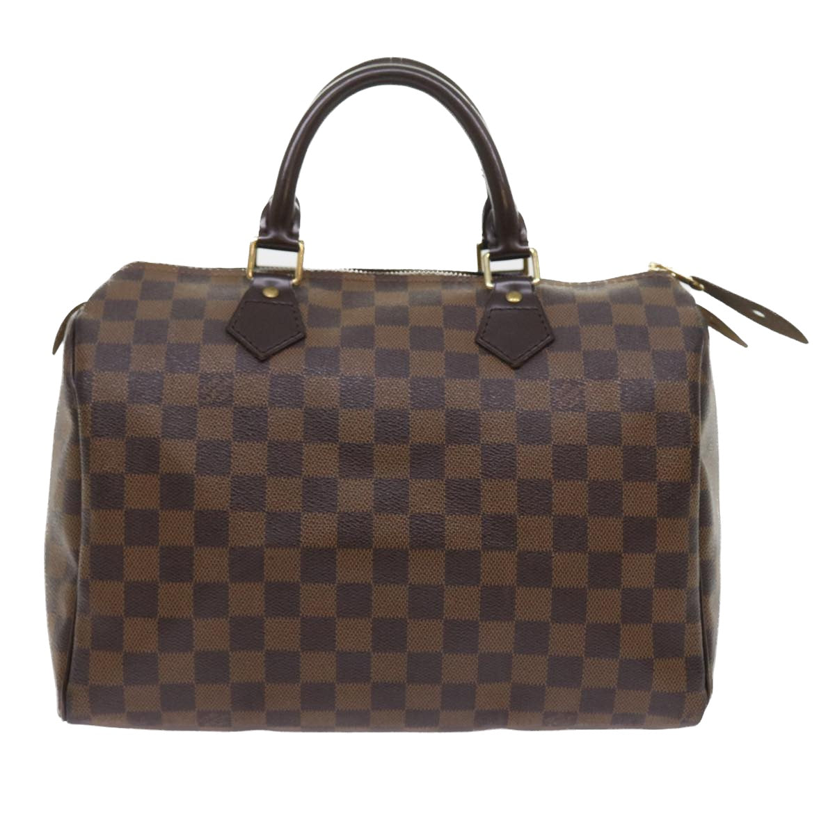 LOUIS VUITTON Damier Ebene Speedy 30 Hand Bag N41364 LV Auth 56391