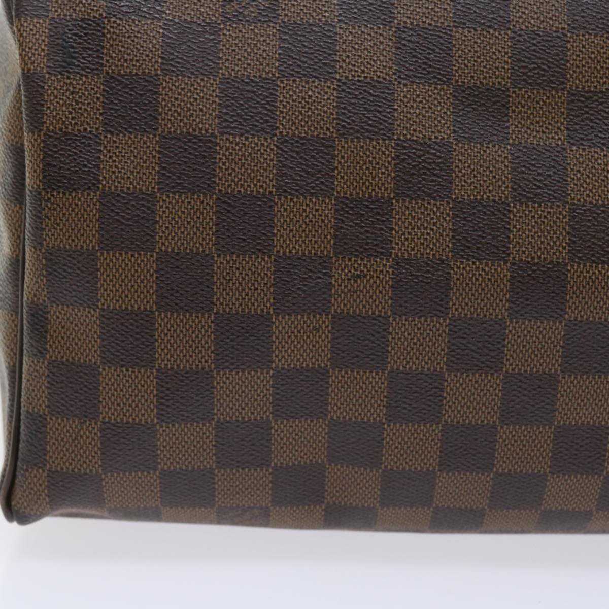 LOUIS VUITTON Damier Ebene Speedy 30 Hand Bag N41364 LV Auth 56391