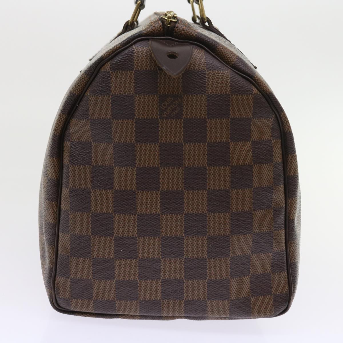 LOUIS VUITTON Damier Ebene Speedy 30 Hand Bag N41364 LV Auth 56391