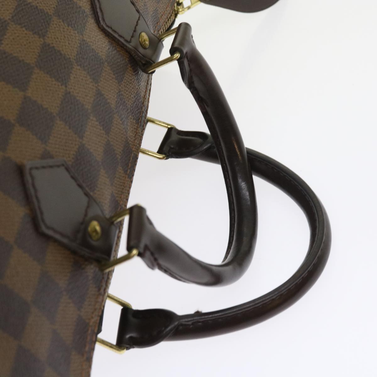 LOUIS VUITTON Damier Ebene Speedy 30 Hand Bag N41364 LV Auth 56391