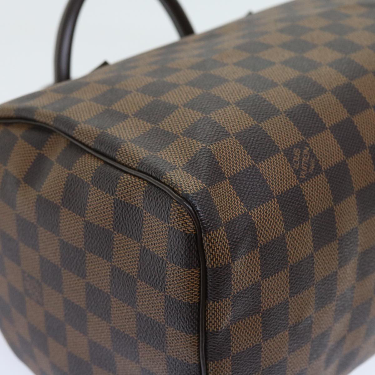 LOUIS VUITTON Damier Ebene Speedy 30 Hand Bag N41364 LV Auth 56392