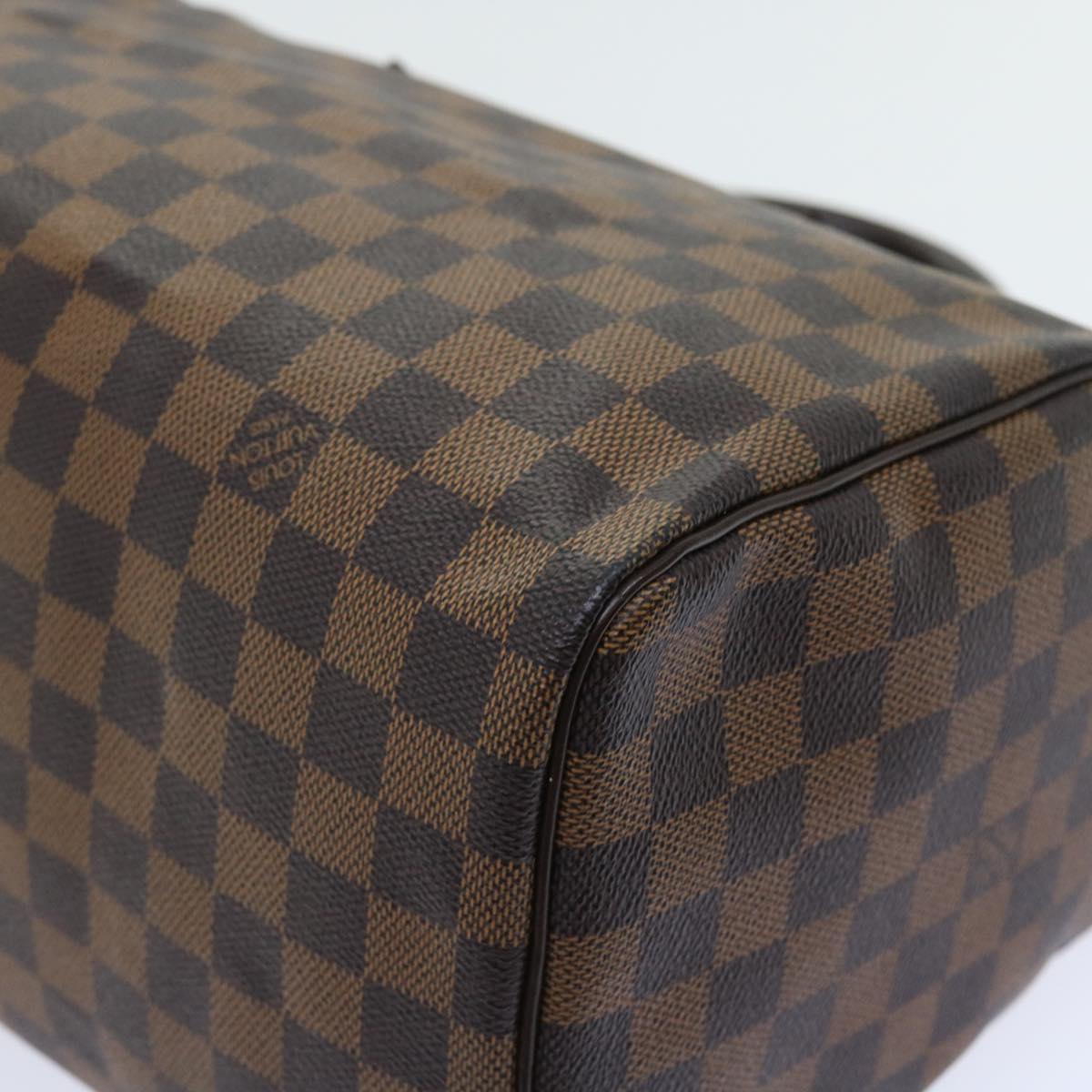 LOUIS VUITTON Damier Ebene Speedy 30 Hand Bag N41364 LV Auth 56392