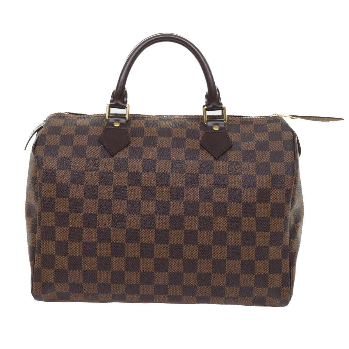 LOUIS VUITTON Damier Ebene Speedy 30 Hand Bag N41364 LV Auth 56392