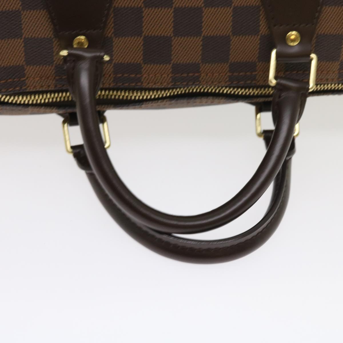 LOUIS VUITTON Damier Ebene Speedy 30 Hand Bag N41364 LV Auth 56392