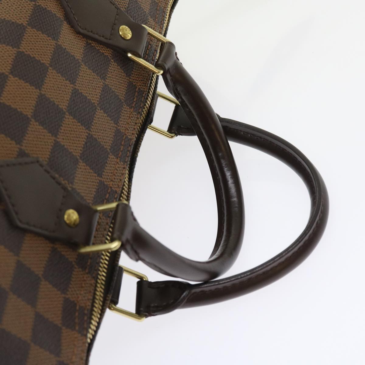 LOUIS VUITTON Damier Ebene Speedy 30 Hand Bag N41364 LV Auth 56392