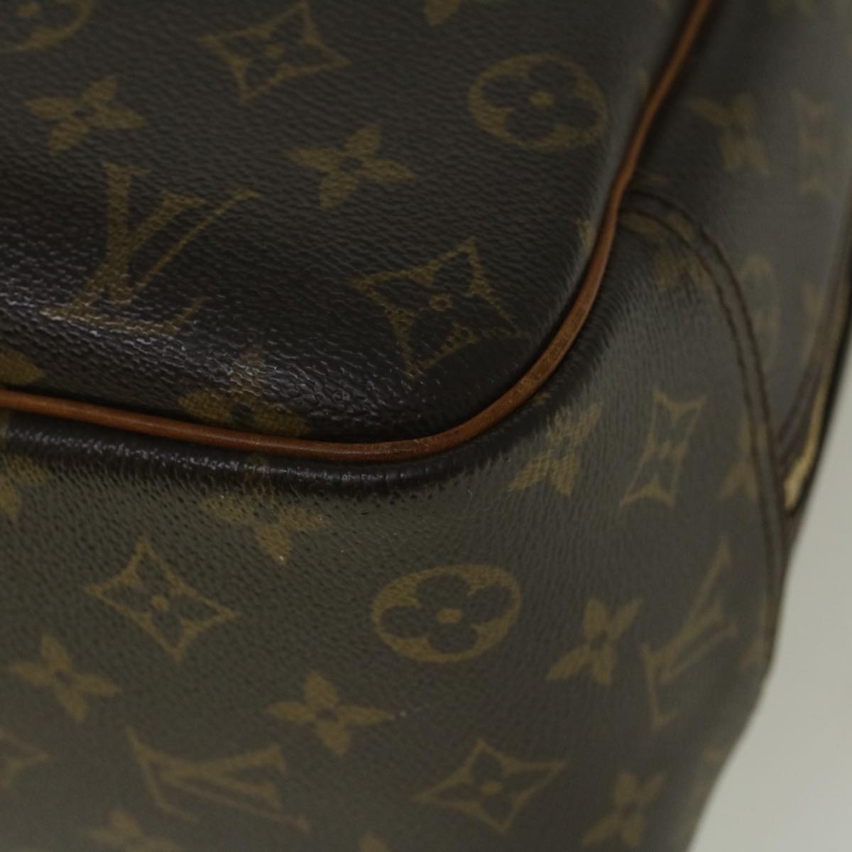 LOUIS VUITTON Monogram Deauville Hand Bag M47270 LV Auth 56497