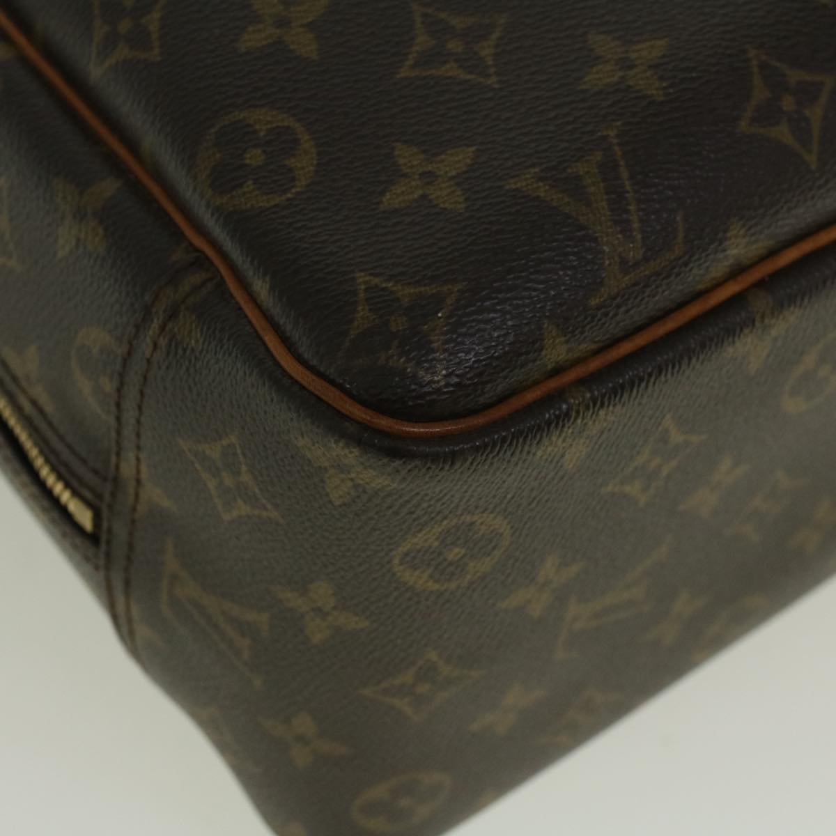 LOUIS VUITTON Monogram Deauville Hand Bag M47270 LV Auth 56497