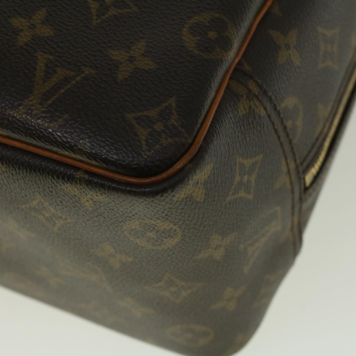 LOUIS VUITTON Monogram Deauville Hand Bag M47270 LV Auth 56497