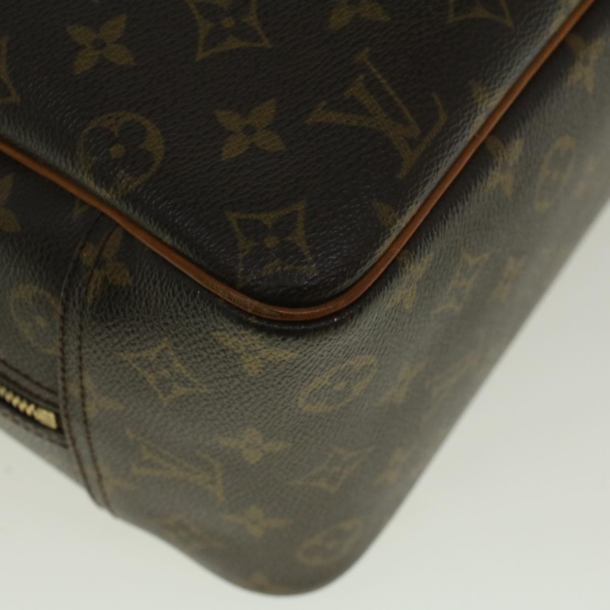 LOUIS VUITTON Monogram Deauville Hand Bag M47270 LV Auth 56497