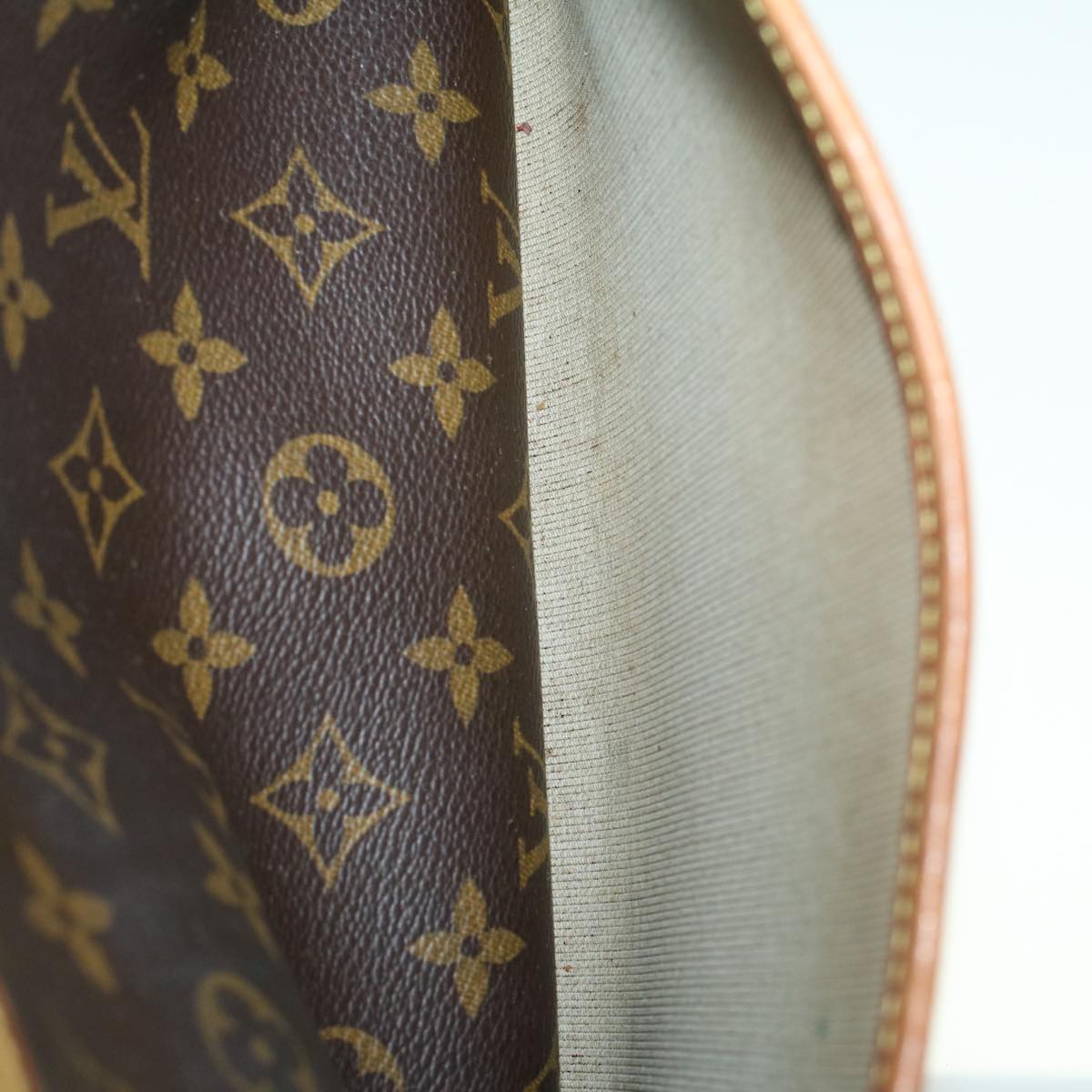 LOUIS VUITTON Monogram Deauville Hand Bag M47270 LV Auth 56497