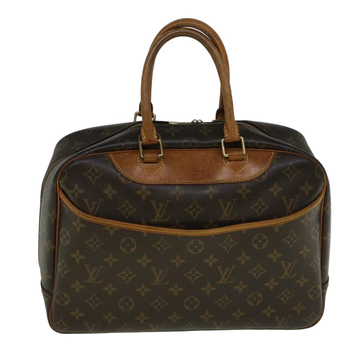 LOUIS VUITTON Monogram Deauville Hand Bag M47270 LV Auth 56497