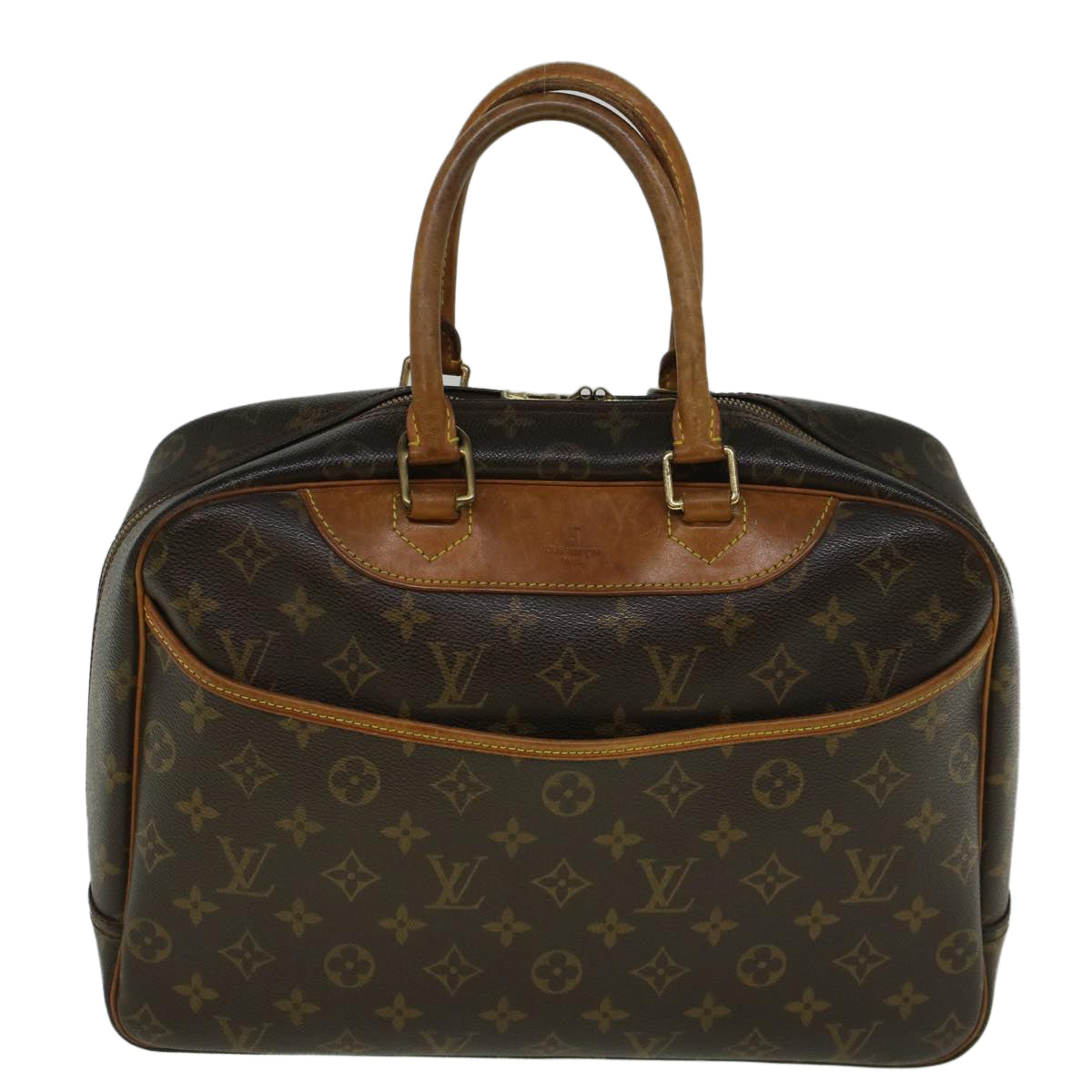 LOUIS VUITTON Monogram Deauville Hand Bag M47270 LV Auth 56497