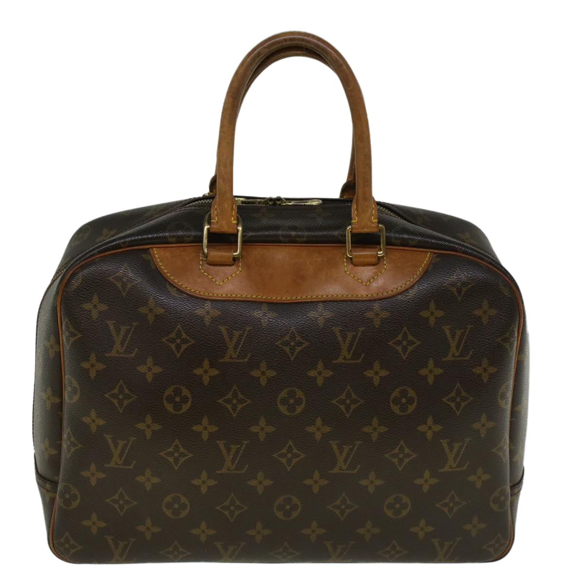 LOUIS VUITTON Monogram Deauville Hand Bag M47270 LV Auth 56497